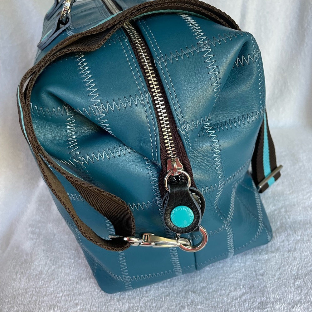 GABS G43 BORSA LEATHER PATCHWORK CONVERTIBLE CROS… - image 10